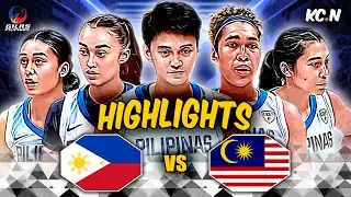 Gilas Women vs Malaysia Highlights | 43rd William Jones Cup 2024