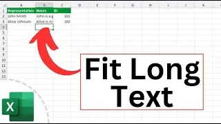How to Fit Long Text in a Cell in Excel | With Multiple Lines OR Shrink to Fit