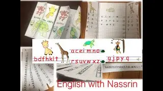 Writing the abc with monkey ,giraffe & turtle