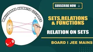 Relations on Sets | How to find Domain, Co-domain, Range and Inverse of a Relation | Class 11 Maths