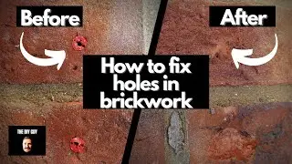 How to Fix Holes in Brickwork | Almost Invisible Repair Hack