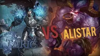 Alistar vs Taric/Алистар против Тарика полноя и интересная игра, Лига Легенд