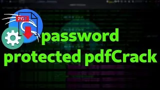 pdfCrack - Password recovery tool for PDF-files on Kali Linux 🙂