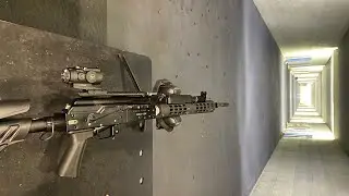 Сайга 410к-04: новый прицел Vector Optics Paragon 4x24, пуля FMJ-11 на 50 метров и непонятные клины.