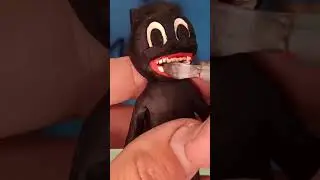 😼 Картун Кэт (Мультяшный кот) из пластилина