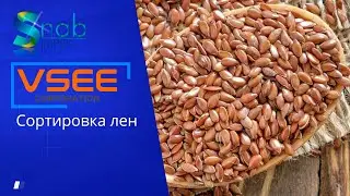 Сортировка ЛЬНА НА ФОТОСЕПАРАТОРЕ VSEE