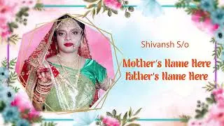 wedding invitation  #after_effect_wedding_invitation #wedding_invitation_video