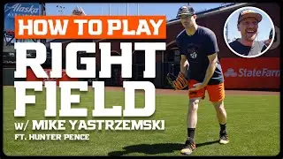 How Mike Yastrzemski OWNS the Outfield (ft. Hunter Pence)