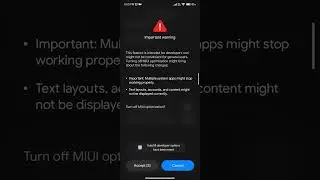 How to remove security App and restore AOSP settings. In MIUI How to Turn Off MIUI Optimization