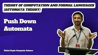 Push Down Automata | | Theory of Computation and Formal Languages