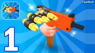 Bullet Evolve - Gameplay Walkthrough Part 1 Bullet Gun Run Merge & Evolve (iOS, Android Game)