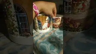 Из остатков страз от алмазной мозаики, горшки для цветов своими руками #diamondpainting