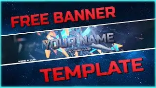 Free YouTube Banner Template #3 [Photoshop] *NEW 2016*