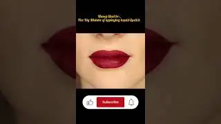 Surkhi lagnane ki galtian😍Liquid lipstick hacks - 5 mistakes  PEACHY#taarureacts
