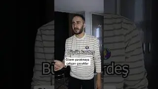 Gizem yaratmaya çalışan çocuklar