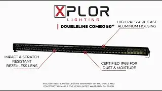Go Rhino XPLOR Lighting - 50" DOUBLELINE COMBO Light Bar