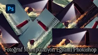 Fotoğraf Manipülasyon Eğitimi Photoshop - Deniz Feneri Gece Görünümü