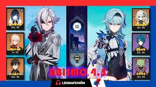 Abismo 12 versión 4.6 Arlecchino vaporize & Eula hyperbloom #abismo12 #genshinimpact#4k #abyss12