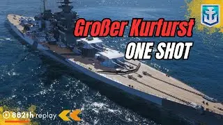 AMAZING BATTLESHIP Wows Grosser Kurfurst World of Warships #wows #worldofwarships #gaming
