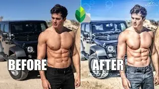 New Trending Bluish Effect Tutorial By Ali Raza Editxx