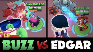 Buzz vs. Edgar - How Strong is the New Brawler Buzz? | Brawl Stars