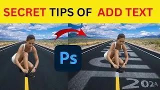Add text 2024 on any surface in Photoshop | FTM
