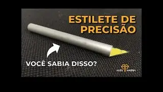 Como Fazer um ESTILETE de PRECISÃO Caseiro - Cortes LIMPOS & PRECISOS !
