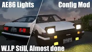 Assetto AE86 lights | W.I.P Config Mod