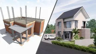 House building construction process step by step (start to finish)