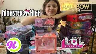 Новые куклы MONSTER HIGH dolls! Rainbow High doll, LOL Surprise Doll! Обзор новых кукол ЛОЛ Сюрприз