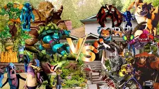 Mighty Mutanimals vs Foot Clan-Mutants