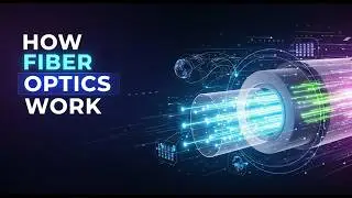 How Light Carries The ENTIRE Internet (Fiber Optics Explained)!