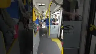 Поездка на автобус Solaris Urbino 12 IV 2-й маршрут часть 1