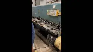 10' x 1/4" Amada Mechanical Power Squaring Shear UPM#10566