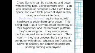 Cloud Servers vs  Dedicated Servers