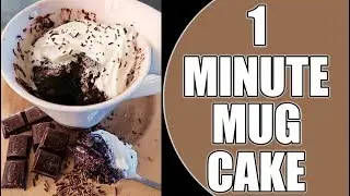 One Minute Chocolate Protein Mug Cake