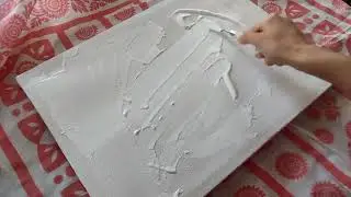 Let's Prepare Our Canvas || Applying Gesso