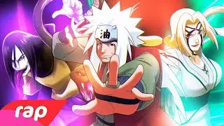 Rap do Jiraiya, Orochimaru e Tsunade (Naruto) - SANNINS LENDÁRIOS | MVTRAP