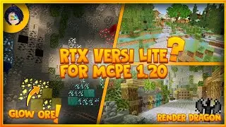 RTX VERSI LITE DI MCPE 1.20? !! Azify Natural | Render Dragon Support!!
