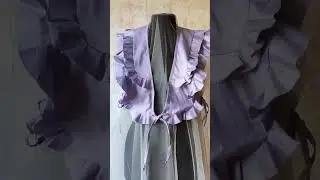 манишка с завязками #handmade #collars #рюши #воланы #ручнаяработа