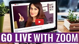 GO LIVE ON YOUTUBE WITH ZOOM - BEST VIDEO QUALITY, OLD LAPTOP | EASY SETUP
