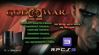 God of War 2 Save Editor for PS3 & RPCS3 | Unlock everything within a minute