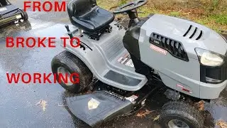Craftsman LT1500 Lawn Mower: Broken to Working