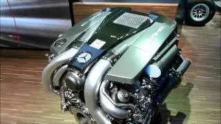 Mercedes-Benz E63 AMG 5.5 V8 biturbo engine -- 720p --