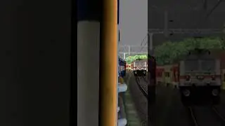 WAP7 12839 Howrah Mail High Speed Crossing