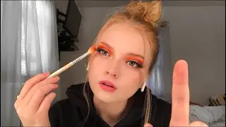 ASMR ~ AUTUMN MAKEUP TUTORIAL 🍁🍂💄