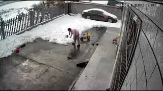 Some snow