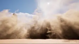 Unreal Engine 5.3 Real-Time Sandstorm Simulation in Unreal Engine 5.3 with Niagara | RedefineFX