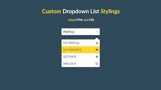 Dropdown list using only HTML and CSS | CSS Khmer