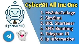 CyberSH All In One Telegram Bot 👻 | টেলিগ্রাম বট | CYBER SH